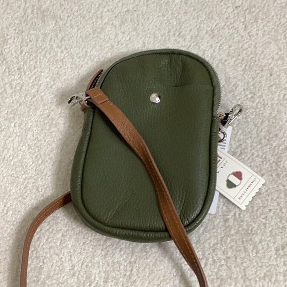 NWT, DIVNA FIRENZA, CROSSBODY LEATHER  BAG - Picture 5 of 16